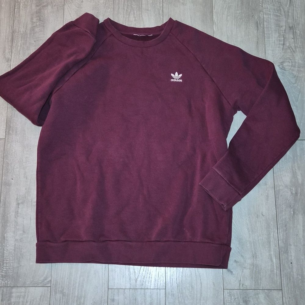 adidas Men’s Crewneck Sweatshirt - Wine